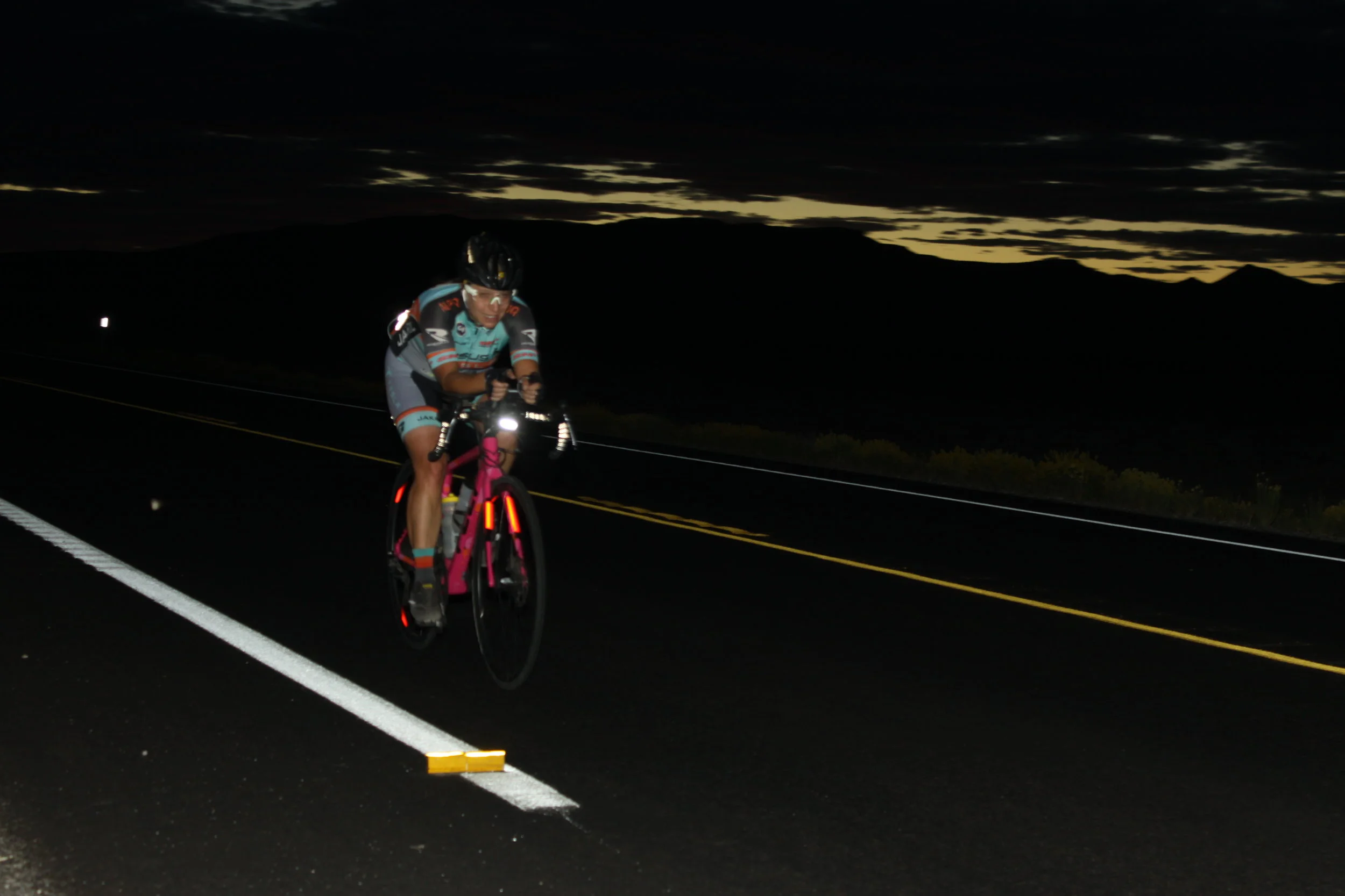 The Nite Rider lights mounted on our bikes during the stages of the race that were in the night time hours were absolutely amazing. The road in front of me was brightly lit, and the light more than lasted for the duration of even our longest night-time stage.