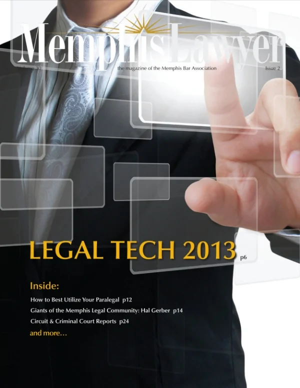Memphis Lawyer - March/April 2013