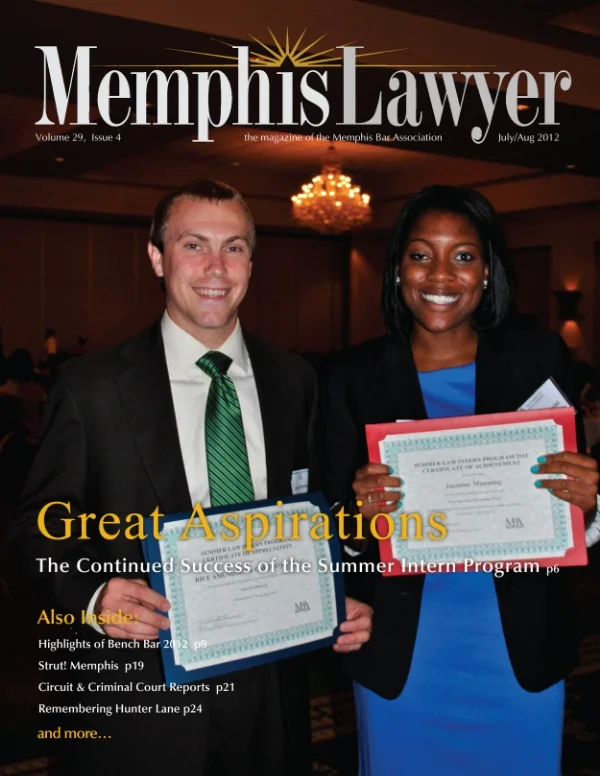 Memphis Lawyer - July/August 2012