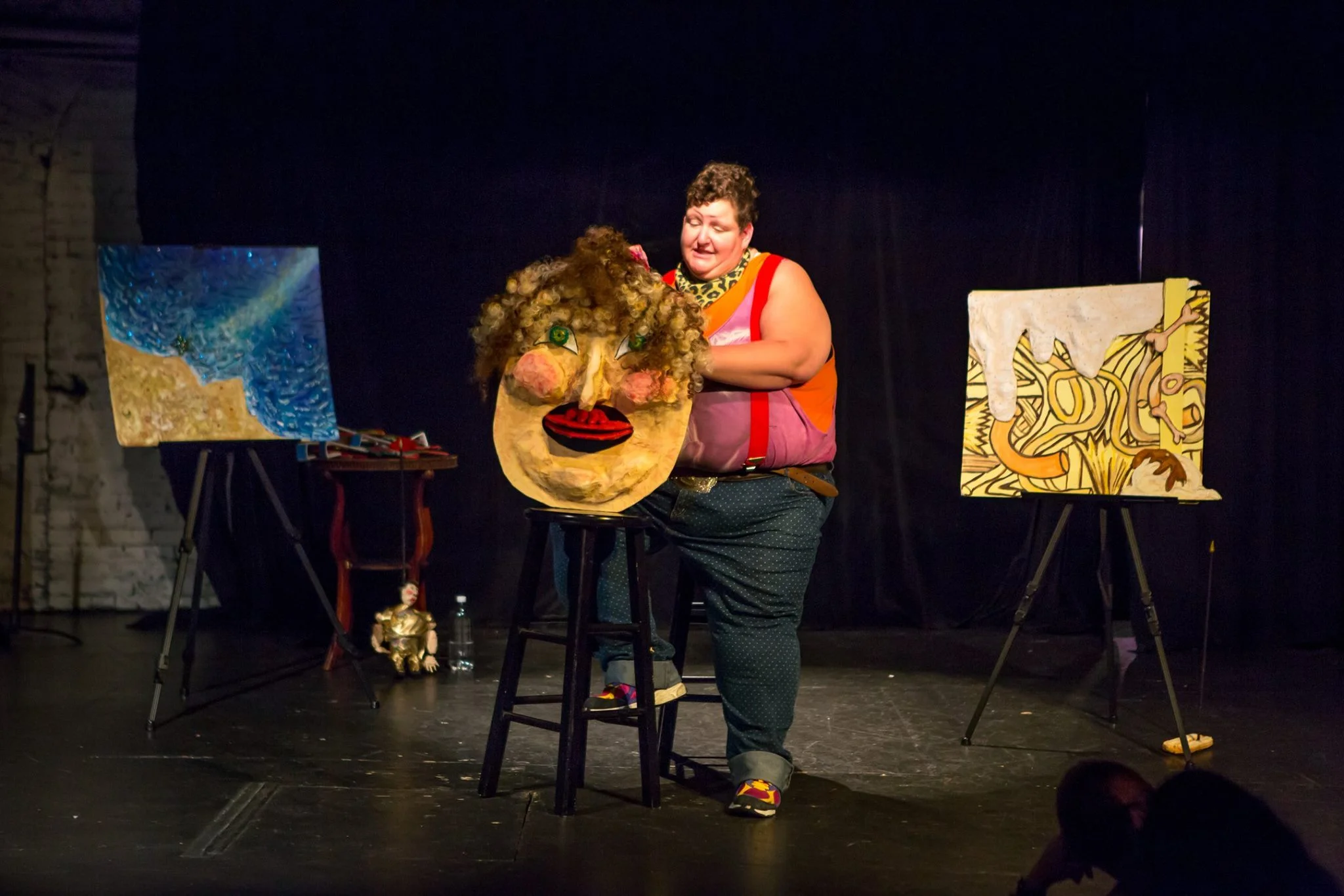 Glenn Marla, downtown performance artist, performs his one person show.