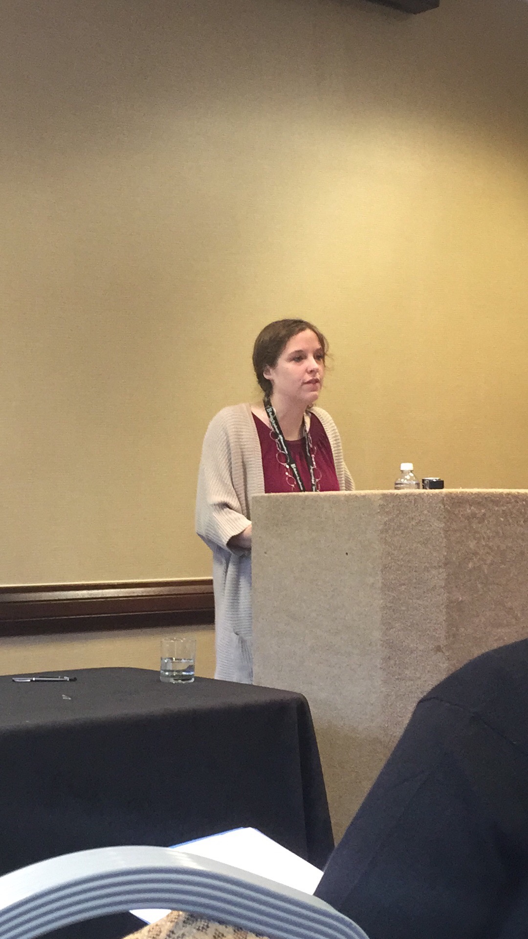 Greta Turnball (Boston College) reading her fantastic paper, " Should Faith Desire Evidence? A Response from the Relationship Model."