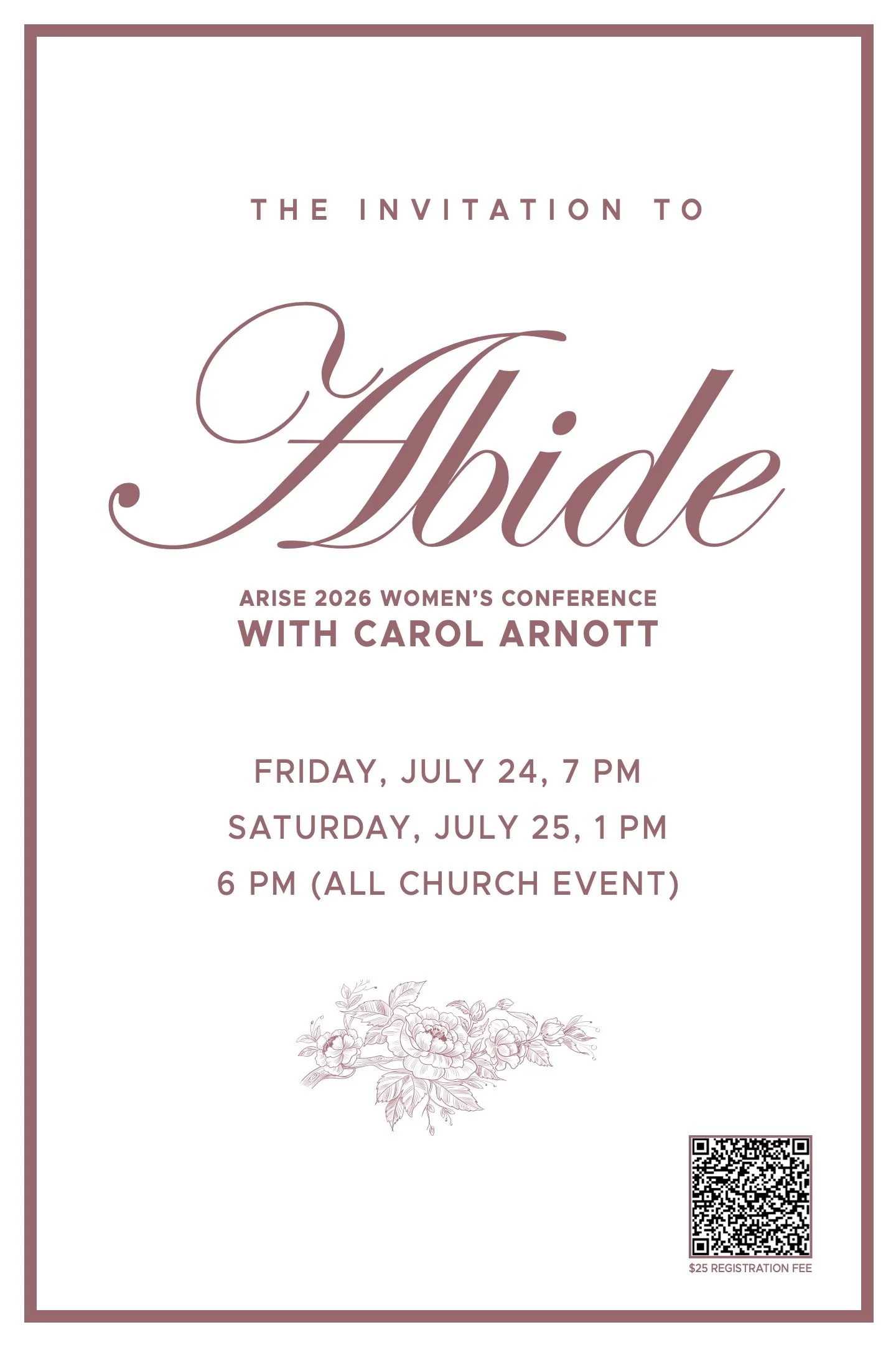 Abide Women's Conference | Apple Creek, OH - USA