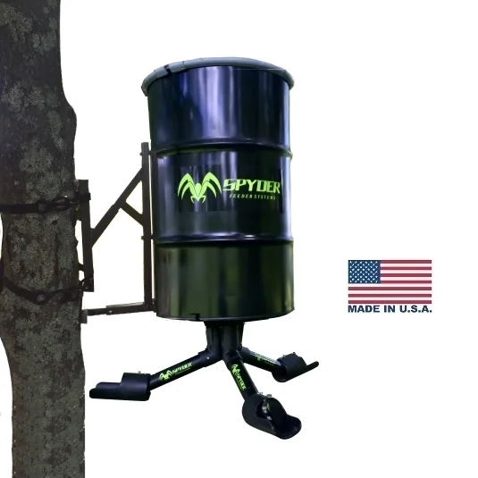 Wild Game Feeders 100 Made In The Usa Spyder Gravity Feeders