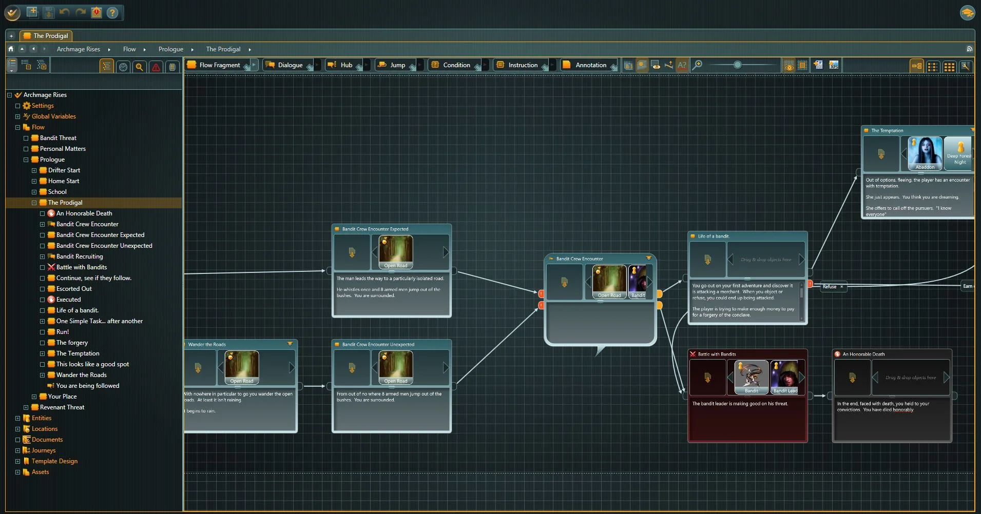 Articy:Draft Showcases Archmage Rises!