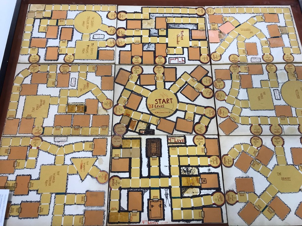 The prototype for the 1970's game Dungeon! I remember playing it with my family, it got me into RPGs!
