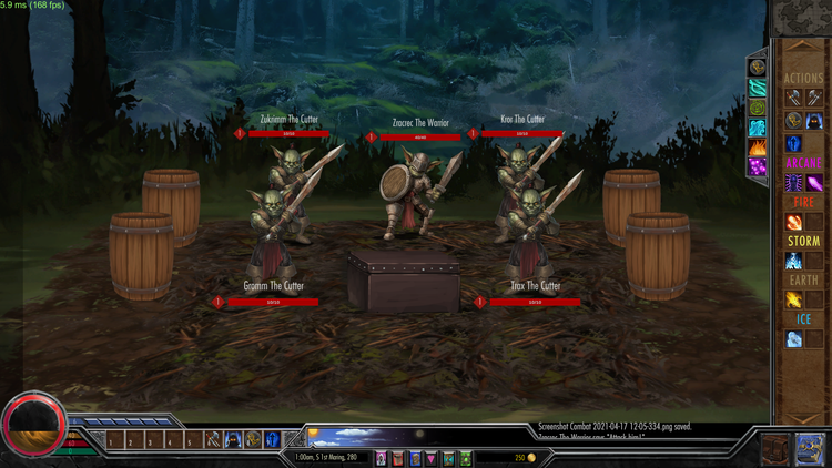 NEWS - Archmage Rises, système de combats à tester 2 Combat 2021-04-17 12-05-334.png
