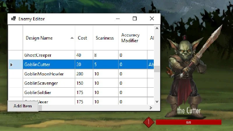 Update #152: Editing spells, enemies, and the rest of the game