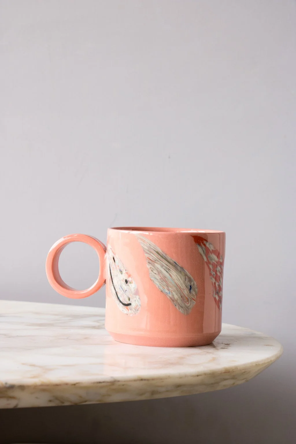 The Mug - Pink Nerikomi