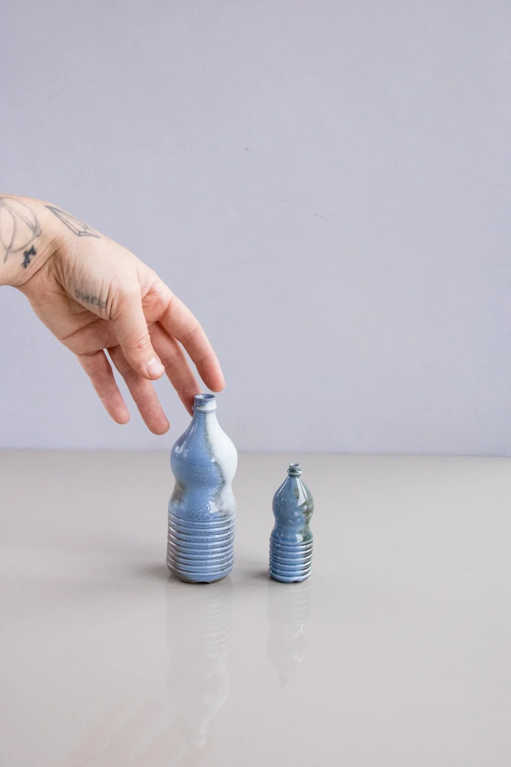 Salt + Soda Tiny Water Bottle Vases
