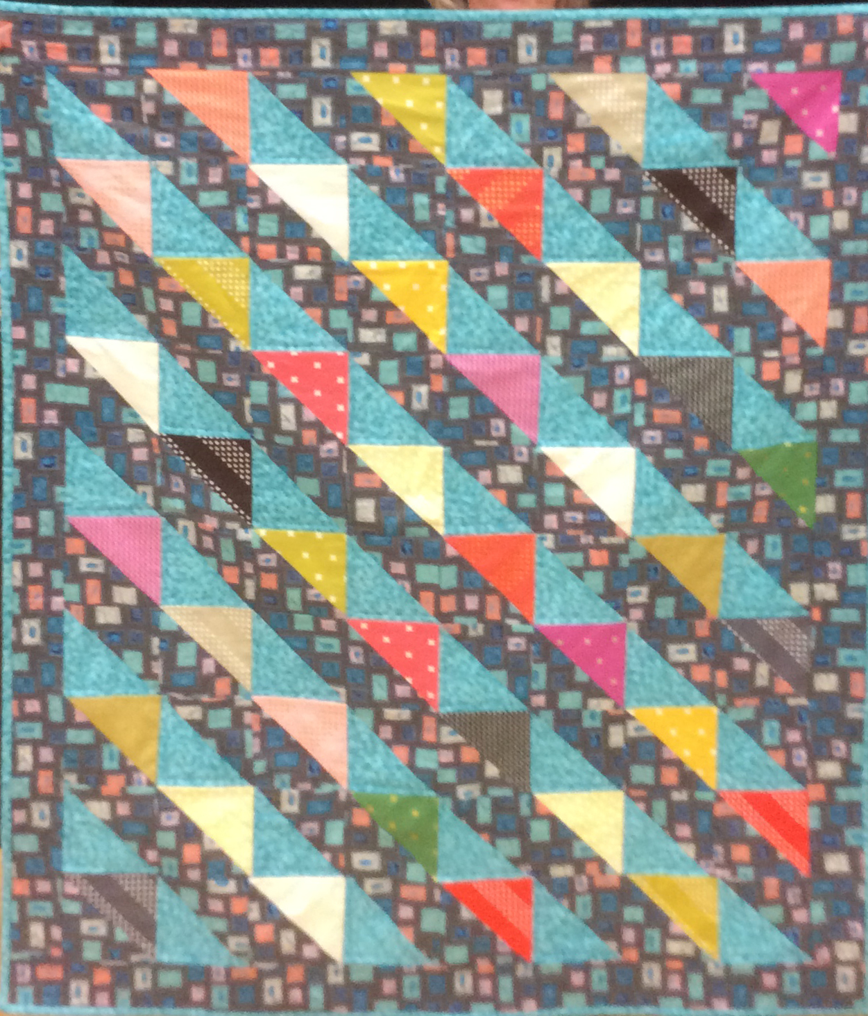 Stamps HST Baby Quilt