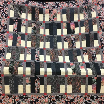 Linda S. - Black plaid with kimonos