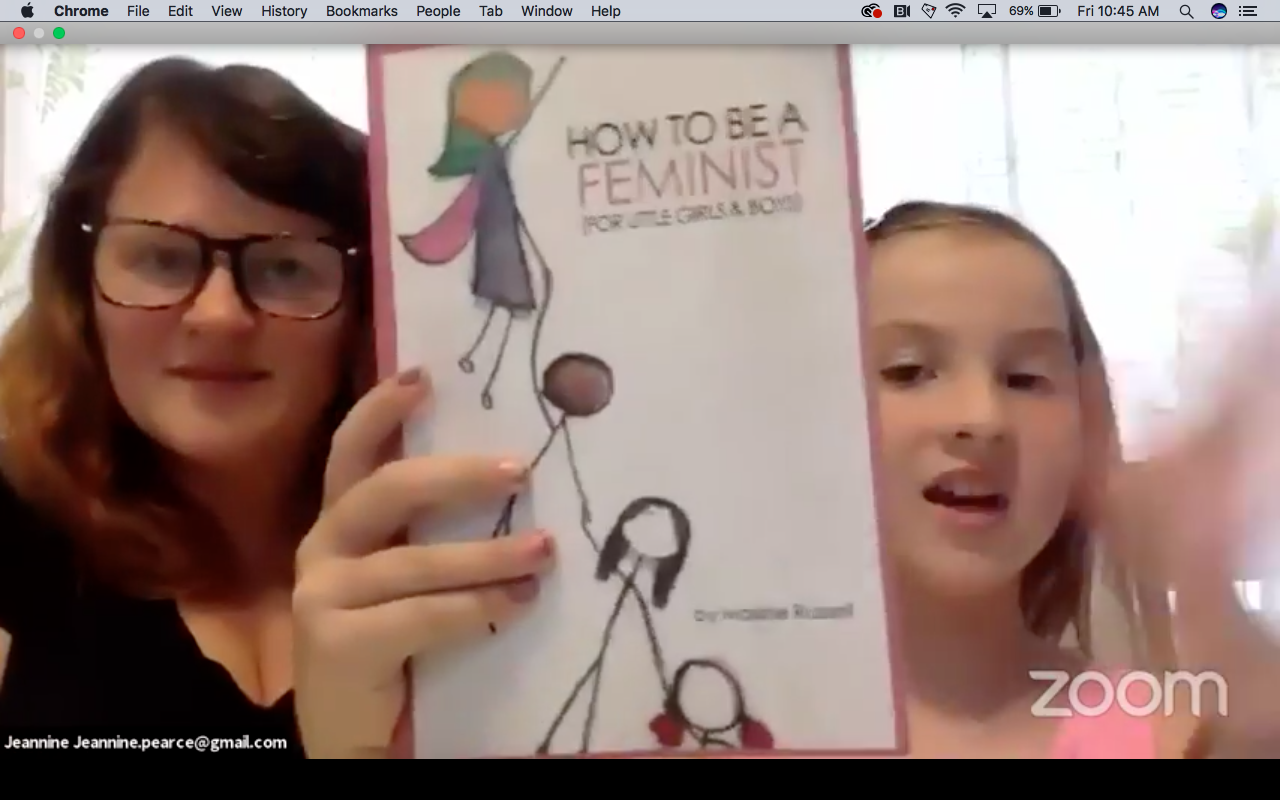 Councilwoman's daughter reads 'How To Be a Feminist' on Facebook Live