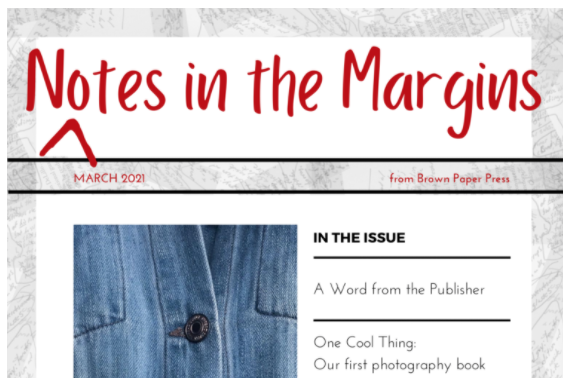 March 2021 Newsletter