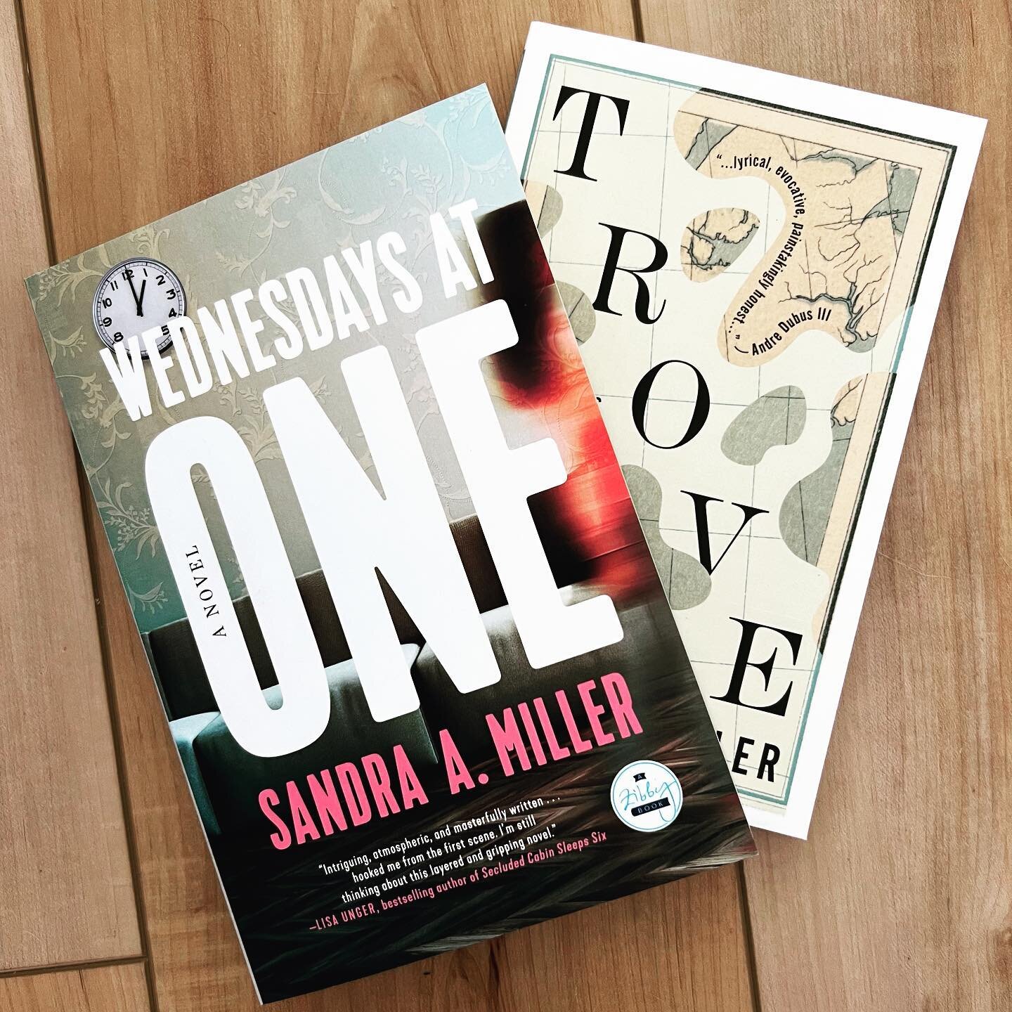 So excited to read Sandra Miller&rsquo;s first novel, WEDNESDAYS AT ONE. (Picked up at my local B&amp;N &mdash; cheers, @bnmarinapacifica!) Inspired at least in part by Sandra&rsquo;s psychologist husband (who you may remember from Miller&rsquo;s mem