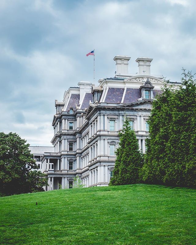 Today? Rocked. I was invited to the @whitehouse for the #findyourpark #WWIM13 - and it was amazing! This is the view of the Eisenhower building from the south lawn of the White House. More shots to come throughout this week:) #igdc