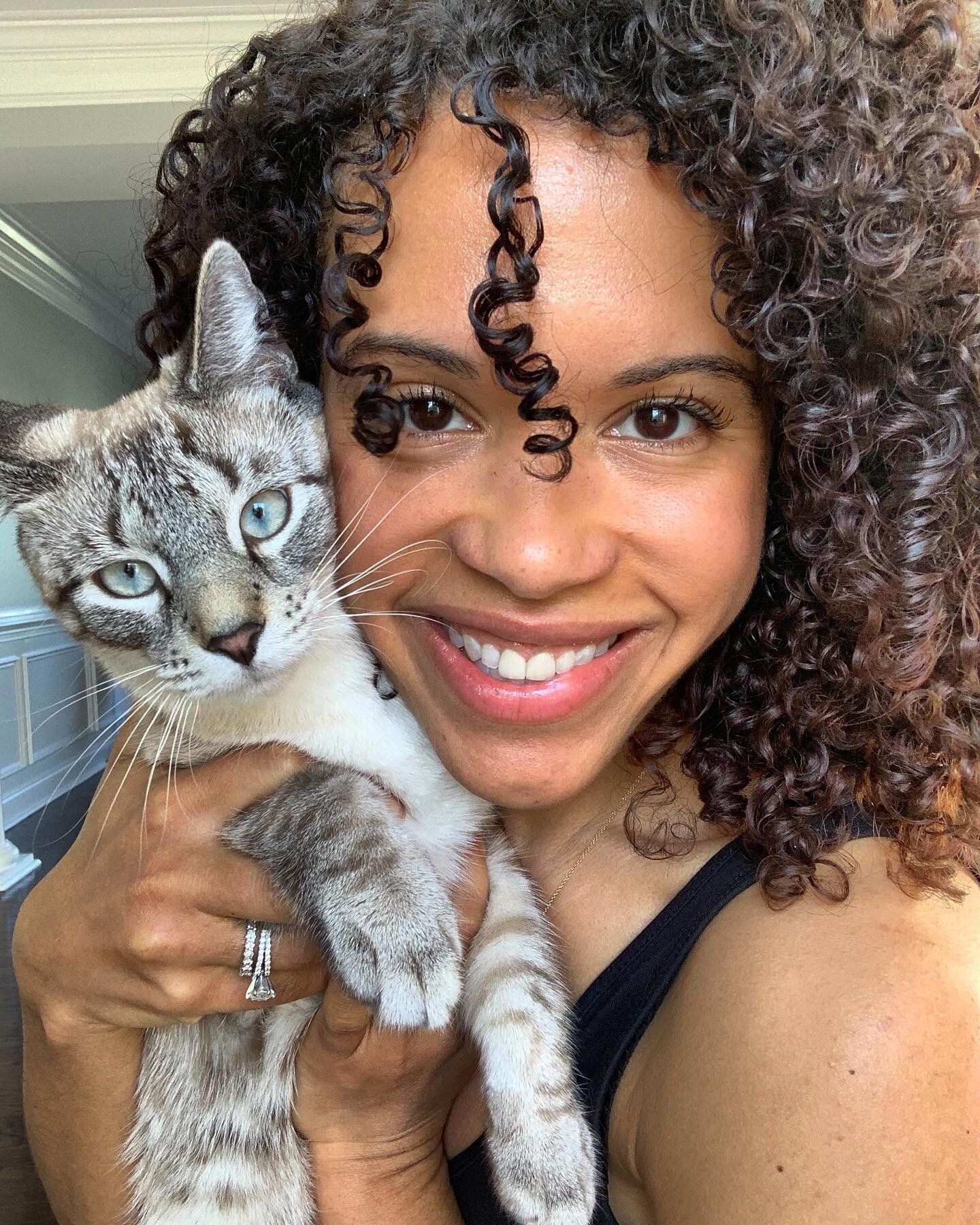 No filter. Just a happy girl and her mildly annoyed cat 🐈 😑 😆 ☀️
.
.
.
.
.
.
#cat #catsofinstagram #catlife #catlifeishard #annoyedcat #kitten #kittensofinstagram #kittenlove #kittenselfie #catstagram #cats #catlovers #curlyhair #curly #curlygirl 
