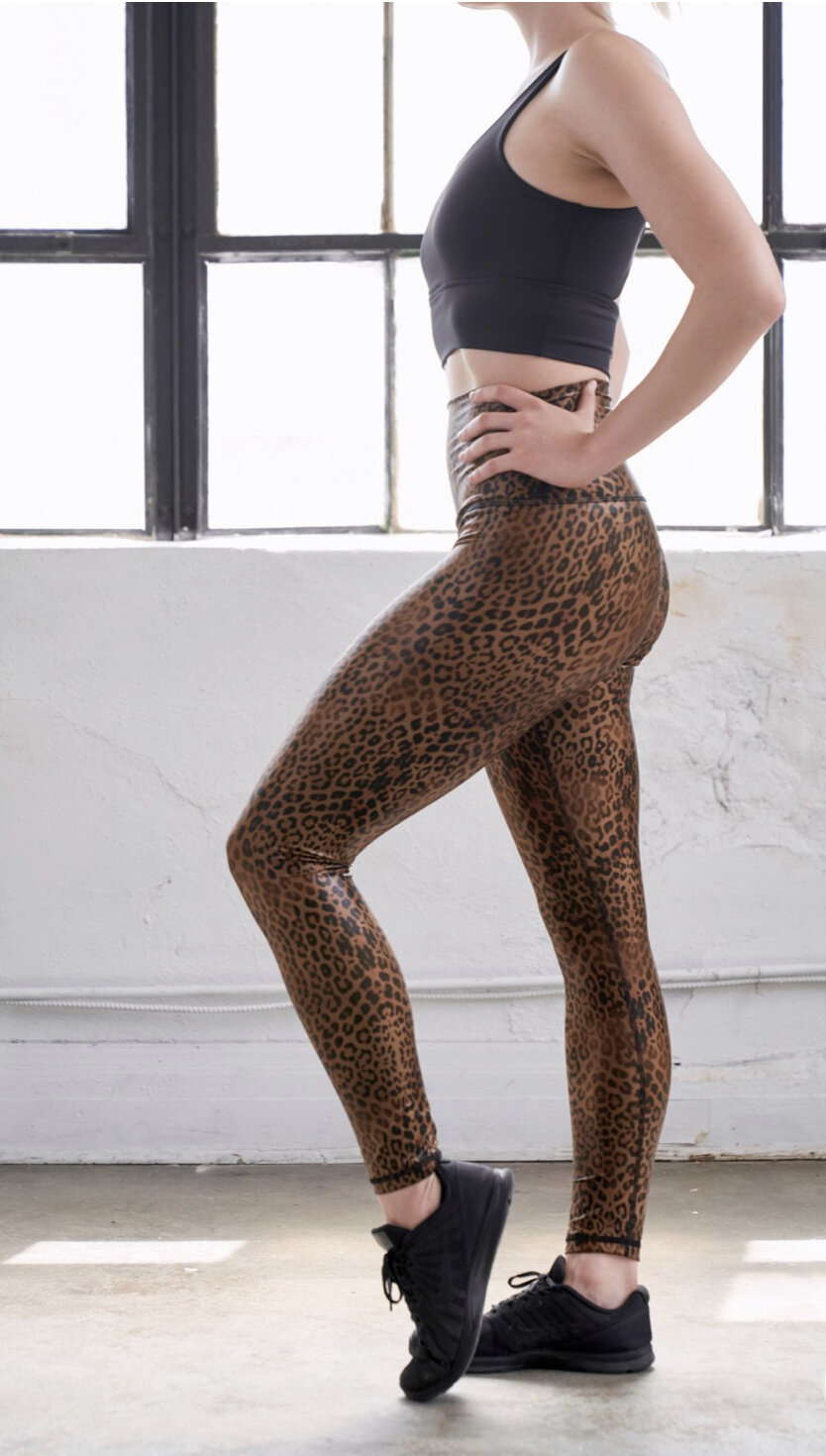 HIGH SHINE SIGNATURE TIGHT CHEETAH