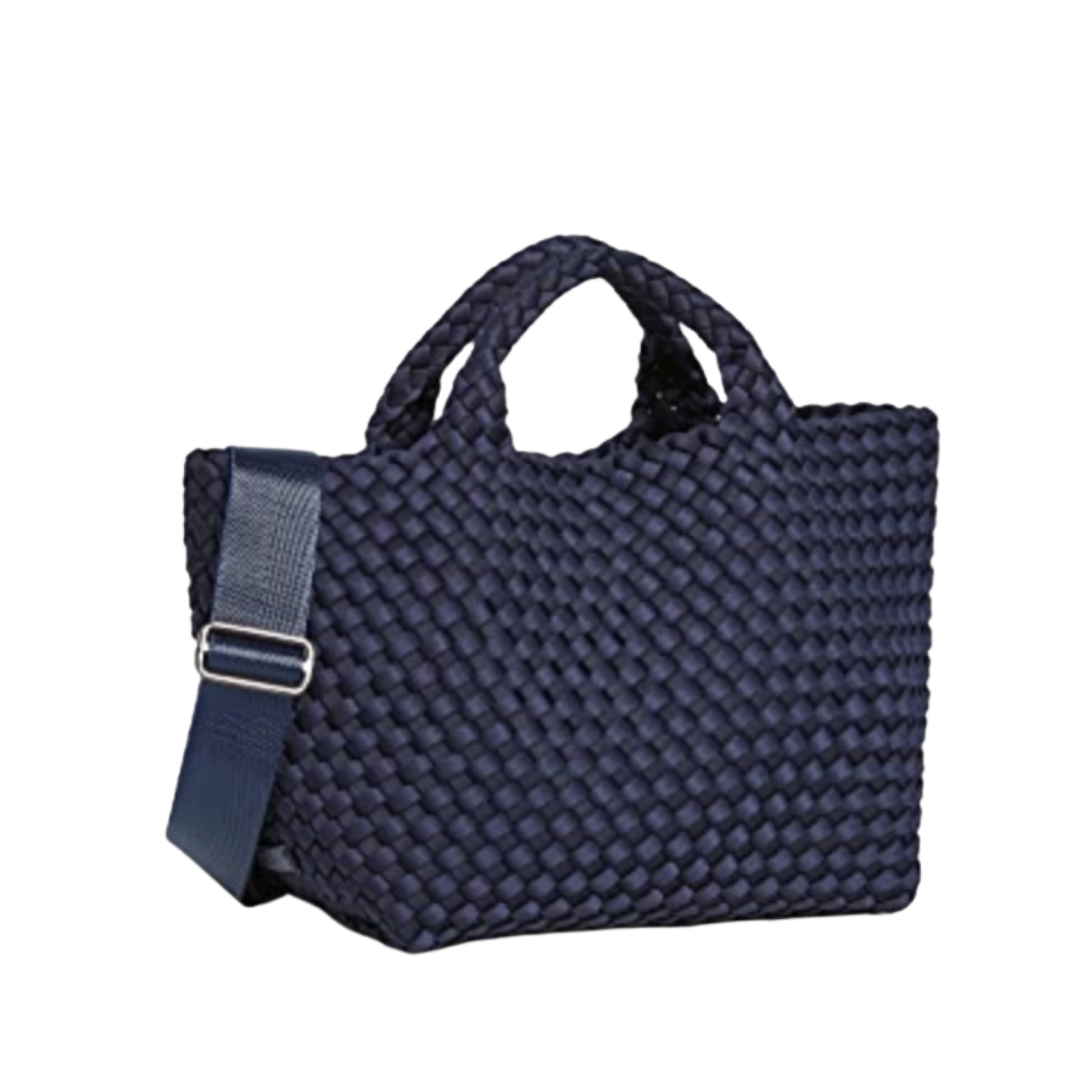 Mini St. Barths naghedi Crossbody Tote - navy ink blue