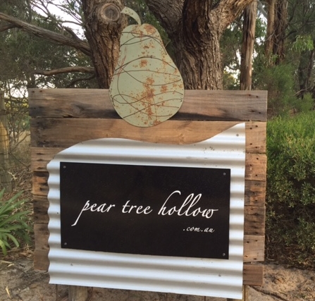 You've arrived when you see this sign at the gate!