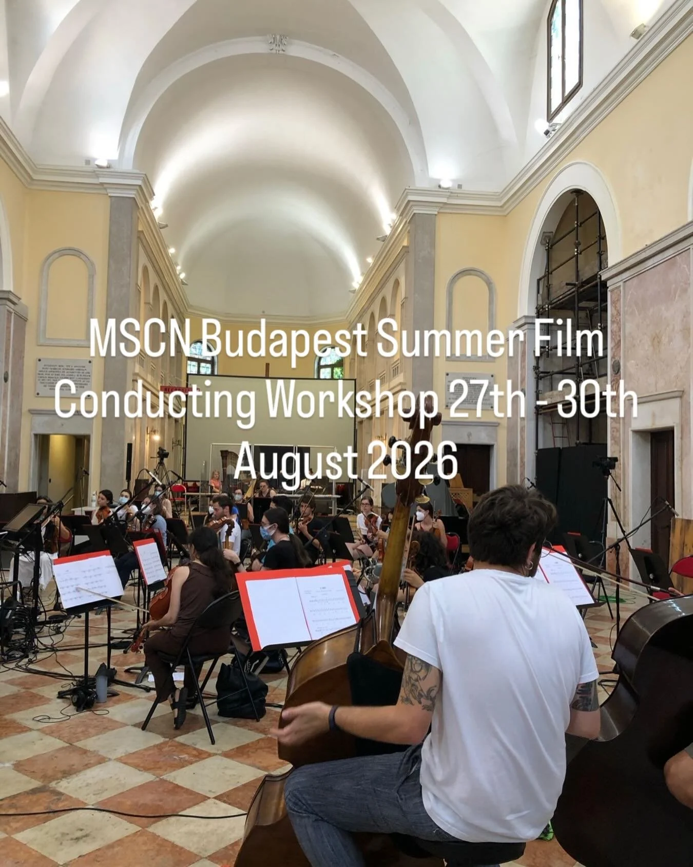 Announcing the 2026 Budapest Summer Film Music Conducting Workshop