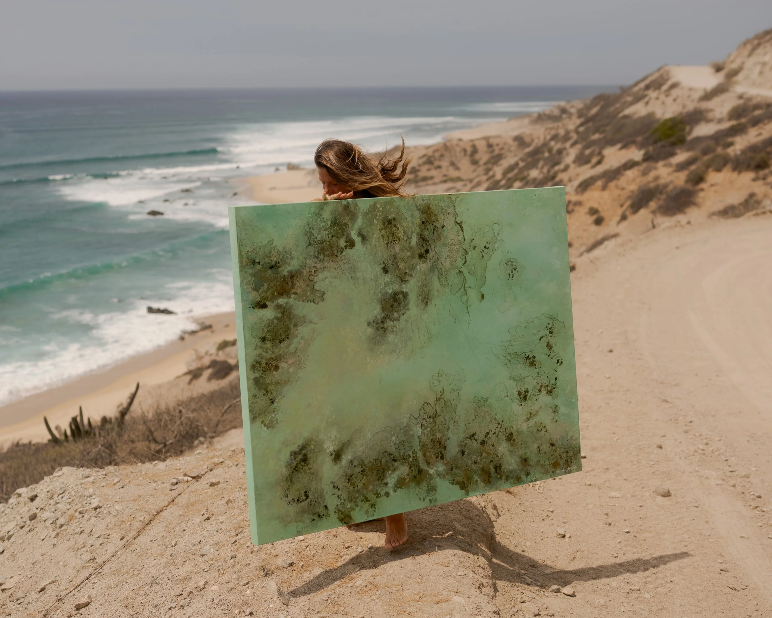oil painting of reef held along the east cape of the sea of cortez in san jose del cabo