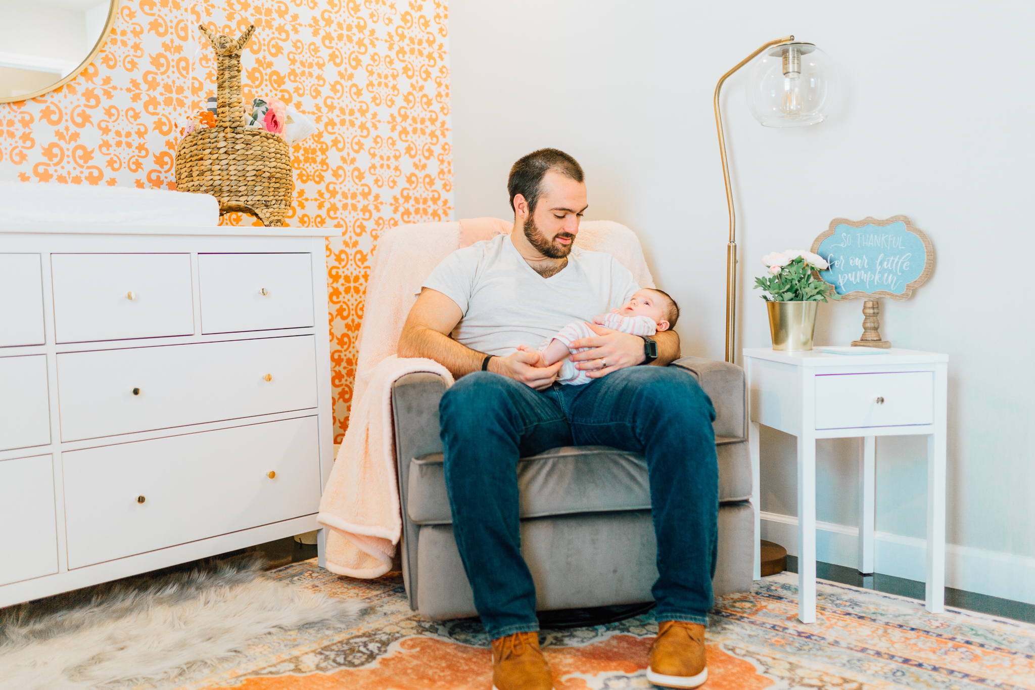 Newborn Lifestyle Session | Llama Nursery | Arkansas Photographer