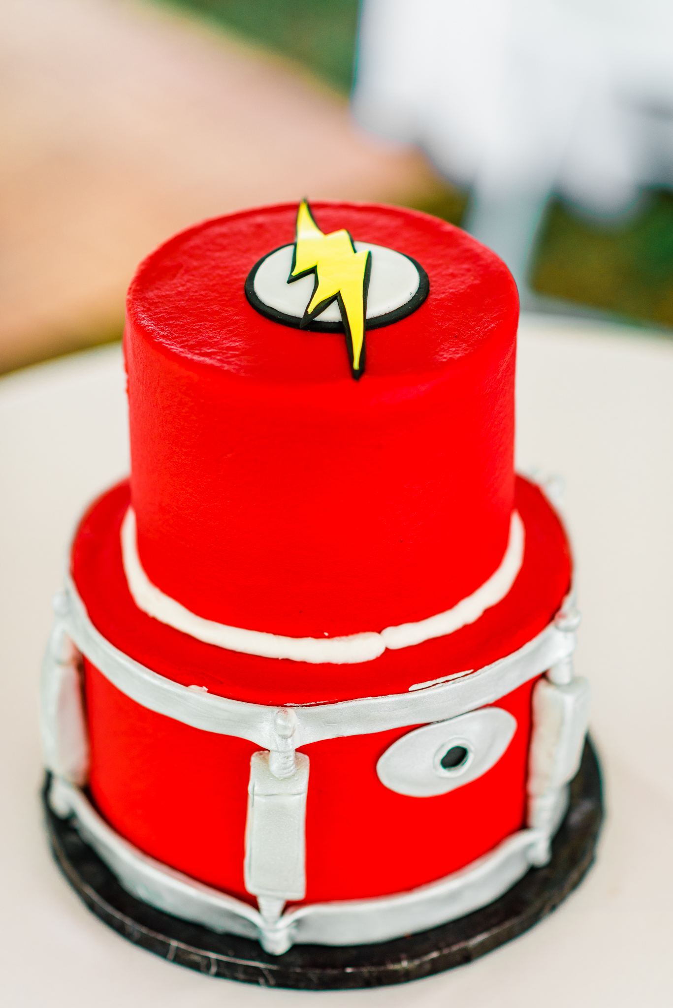 The Overturf Wedding | Superhero Cake | Flash Cake | Jonesboro Arkansas Photographer