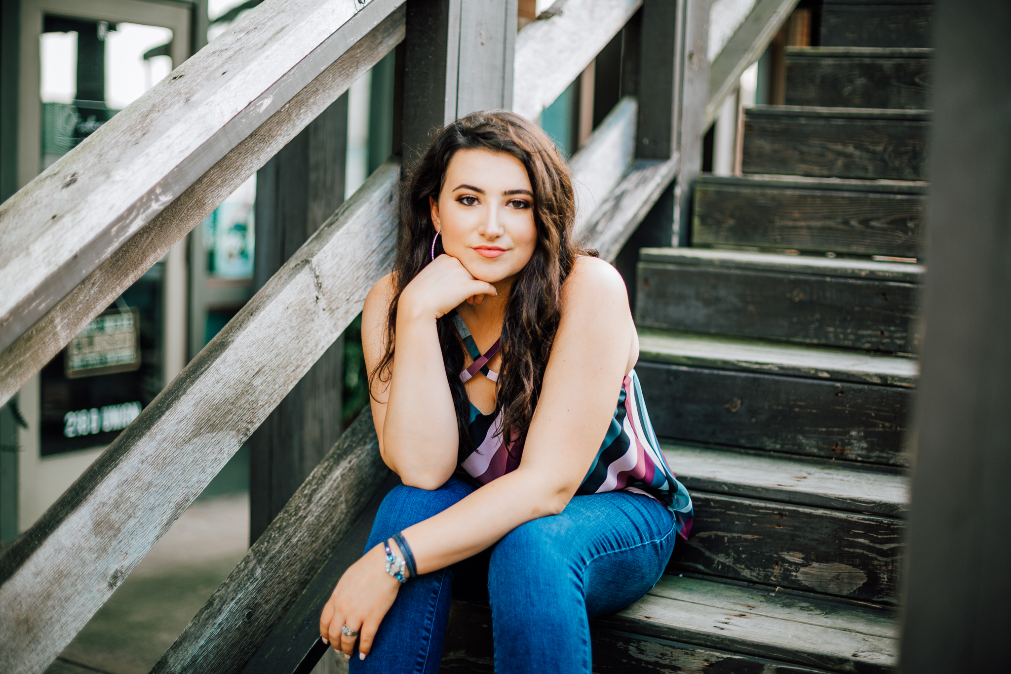 Katherine Pierce | Senior Session | Downtown Jonesboro, Arkansas Photographer