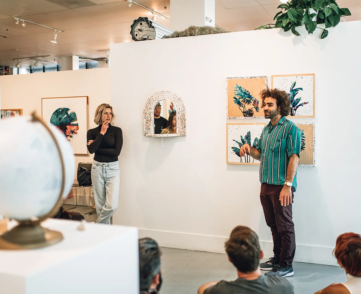 'Creativity as a Catalyst for Social Change' Artist Talk with Thing Thing's Rachel Mulder and Simon Anton.