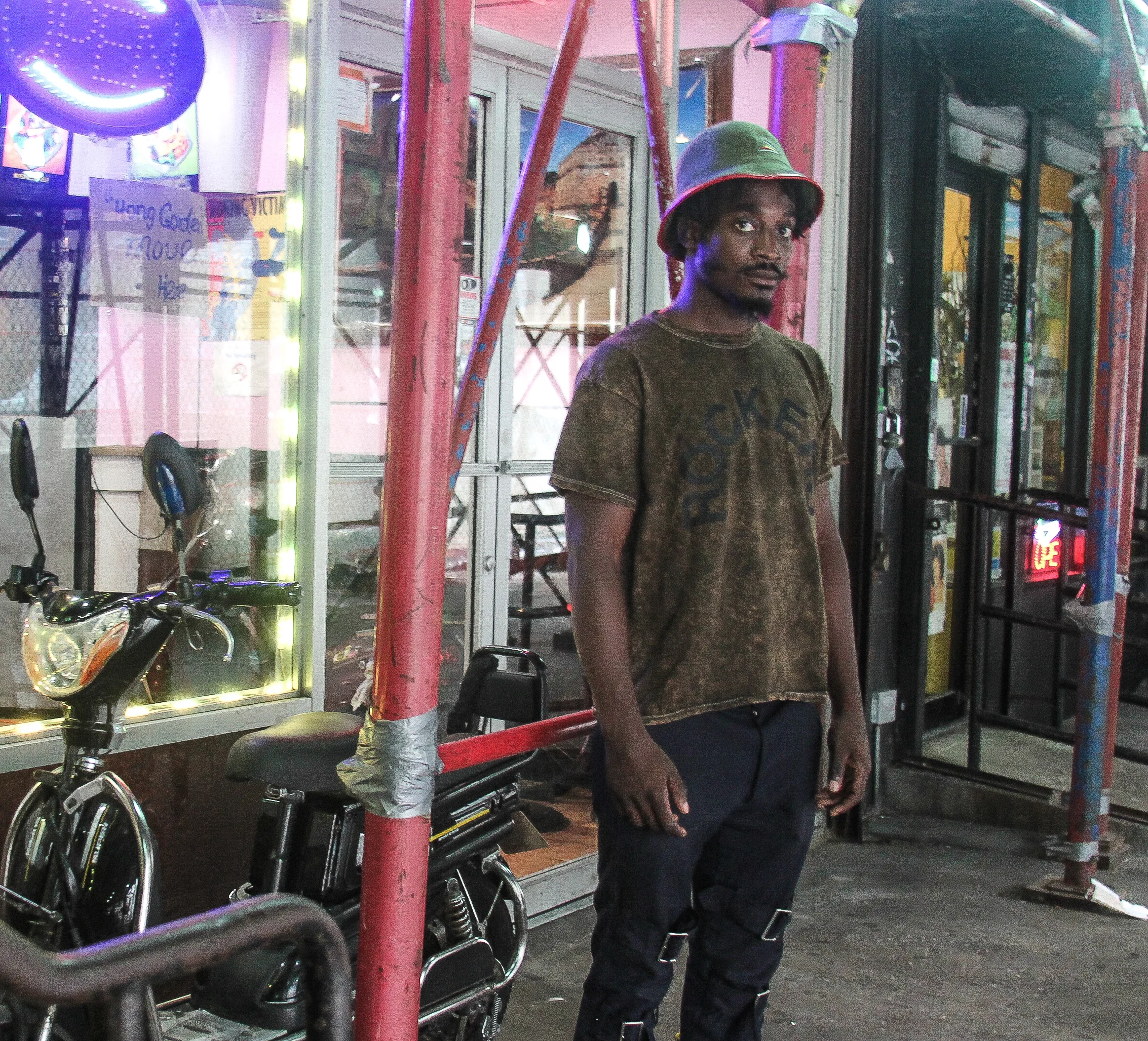 Rockers Tee (Brown-Tye-Dye)