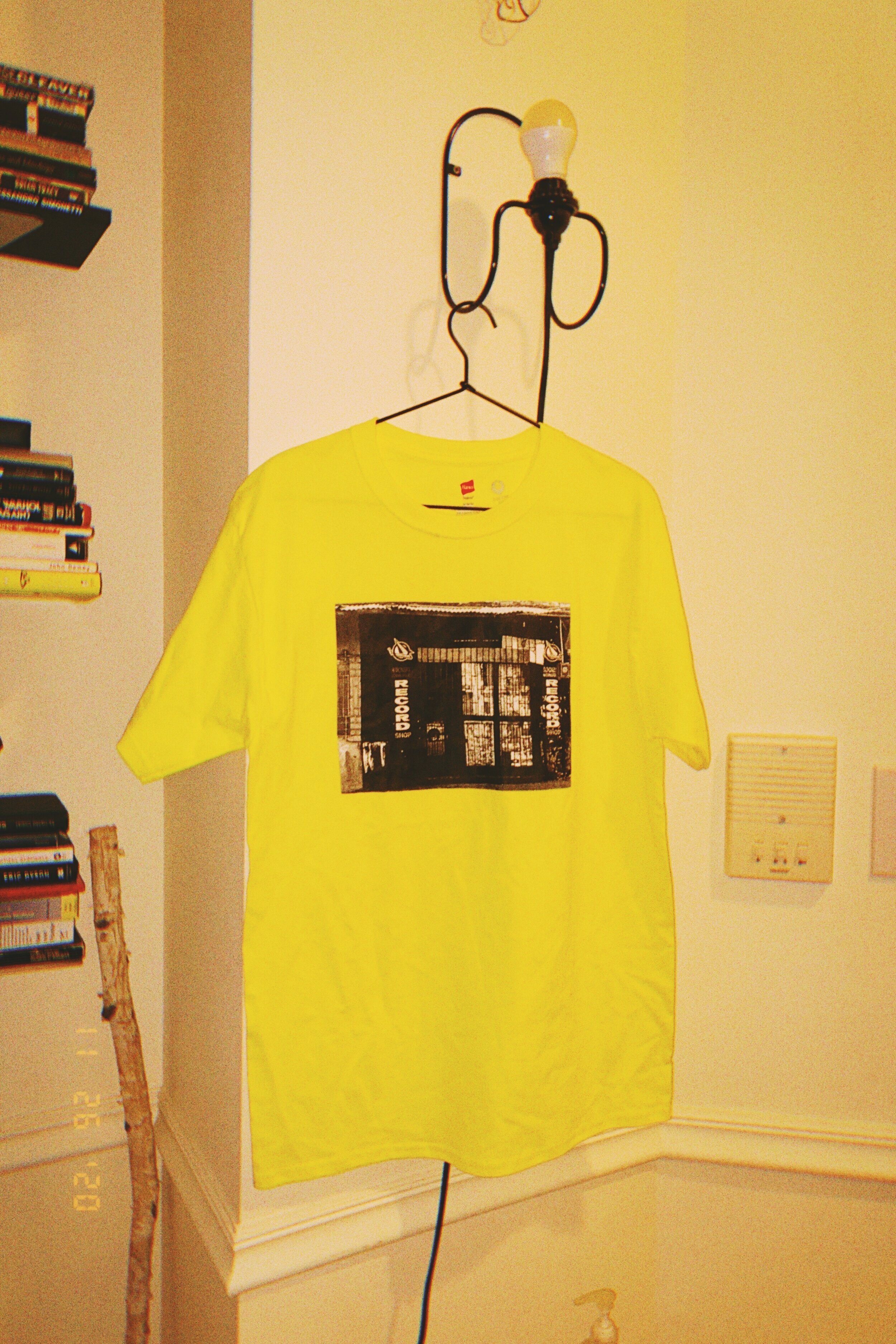 Golden Yellow B/W Rockers International Shop Tee
