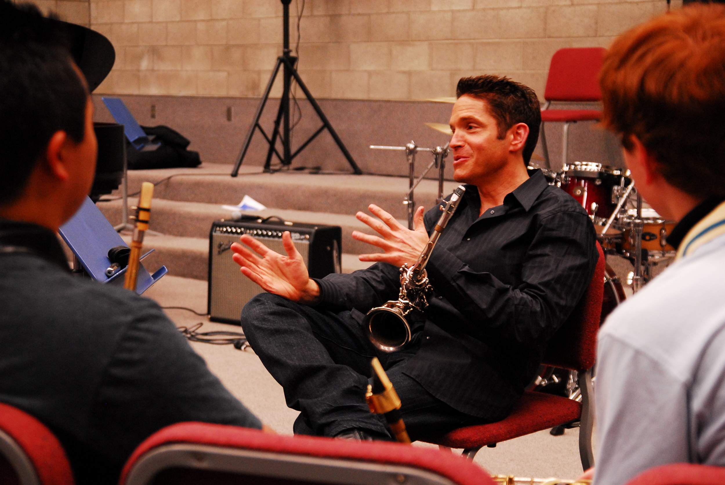 Dave Koz leads a Meet The Artist Session