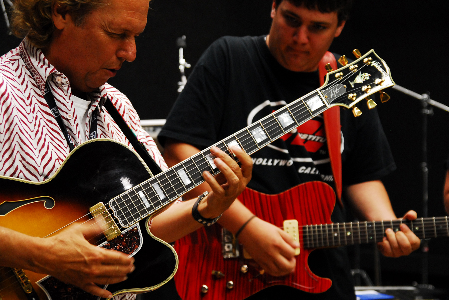 Lee Ritenour & Guitar Track Camper in a Meet the Artist Session