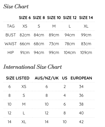 aus size 14 to us