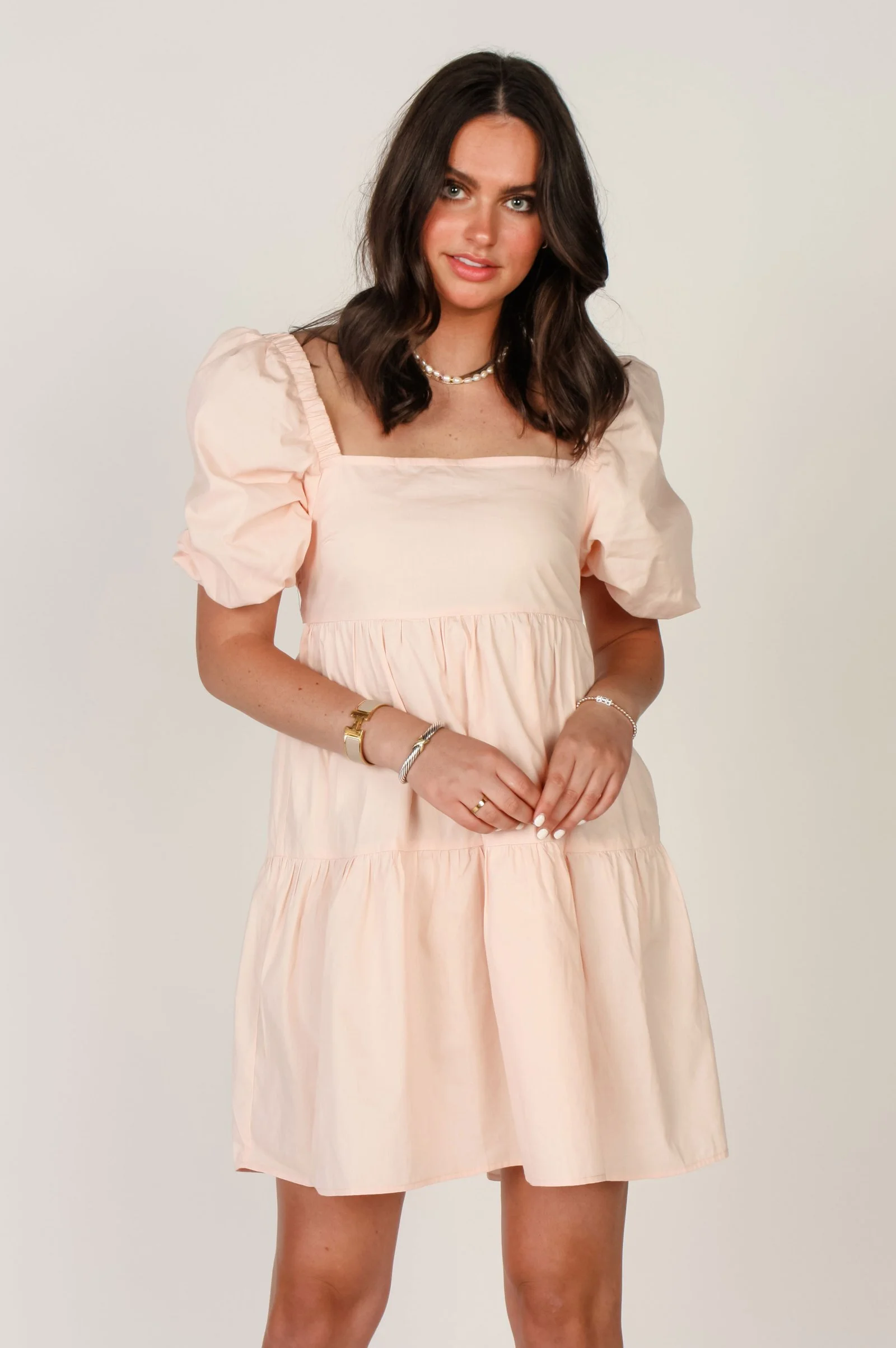 MINPINK Issy Babydoll Smock Dress 