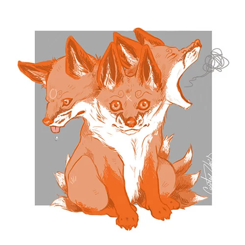 Three Headed Fox
