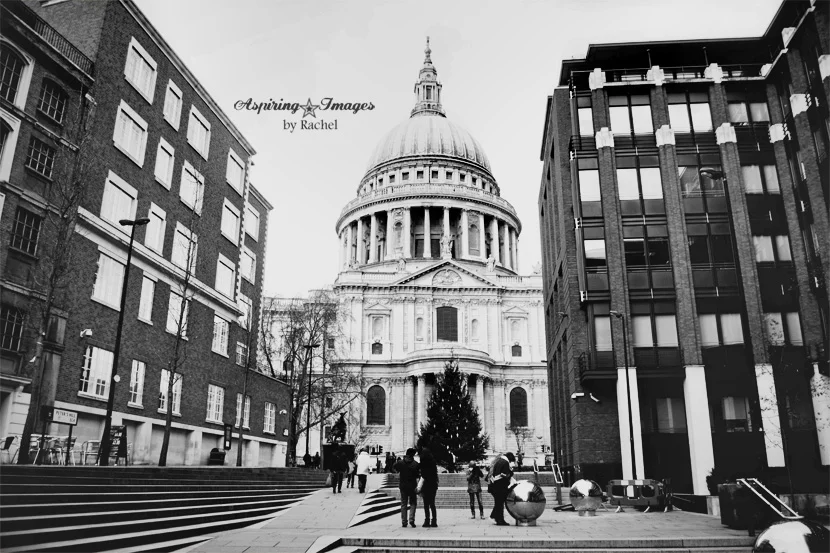 AspiringImagesbyRachel-London-StPaulsCathedral-fromMillenium-bw