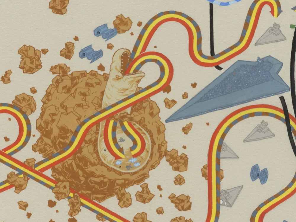 Paths of Empire, Detail