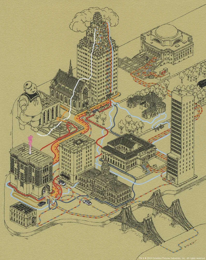 Paths of the Ghostbusters