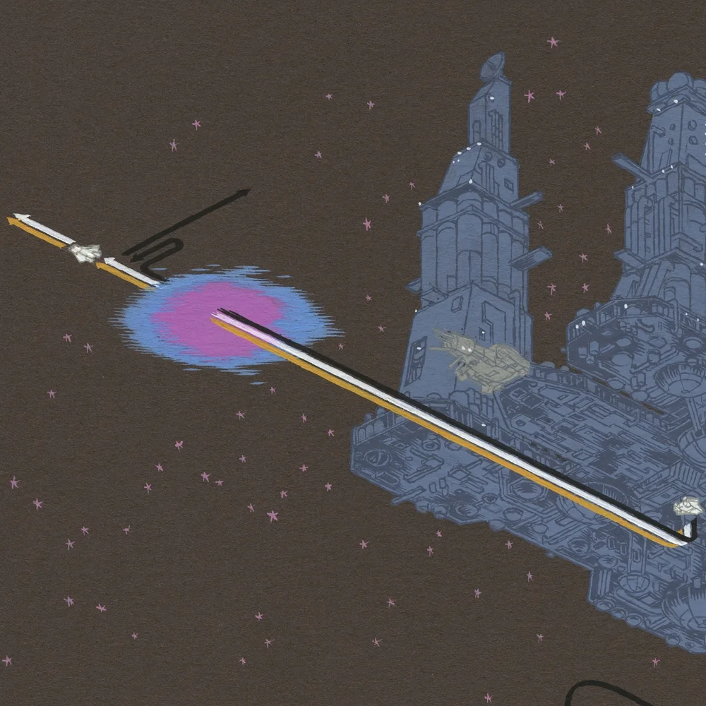 Paths of the Nostromo, Detail