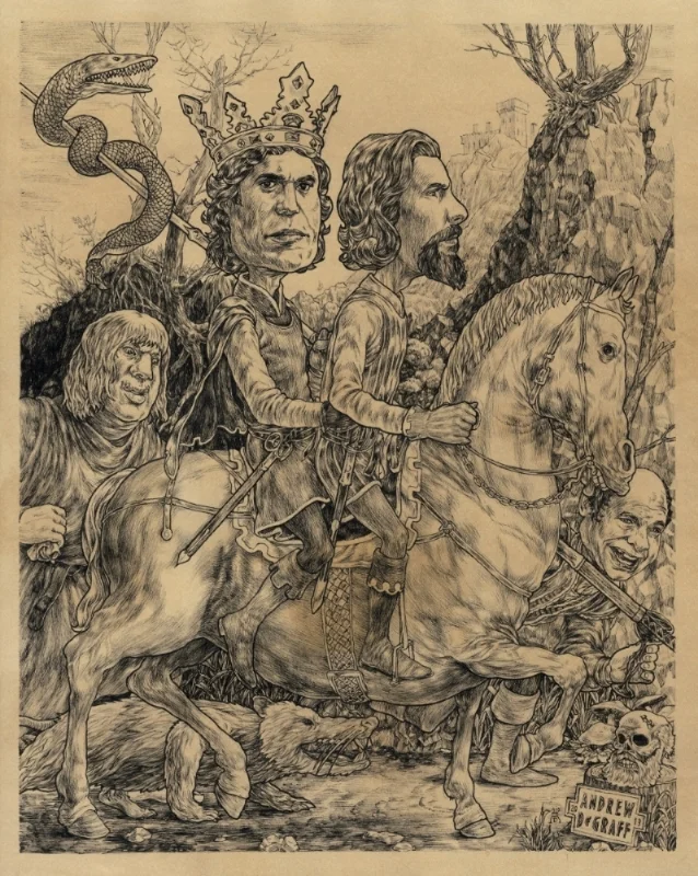 Prince, Count, and the Lackeys