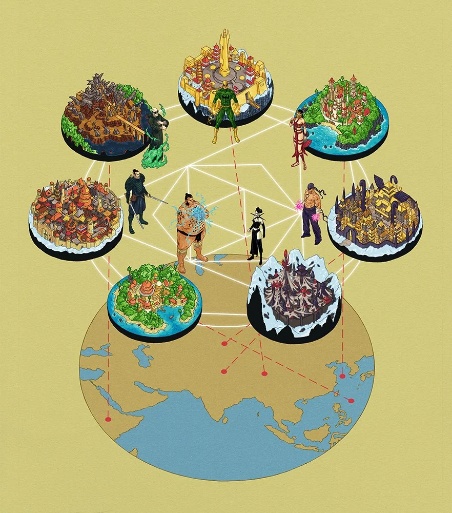 The Seven Capital Cities of Heaven