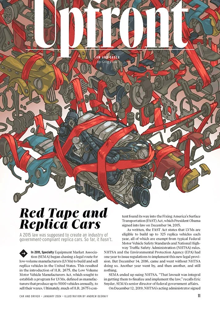 Red Tape & Replica Cars AD: Darin Johnson