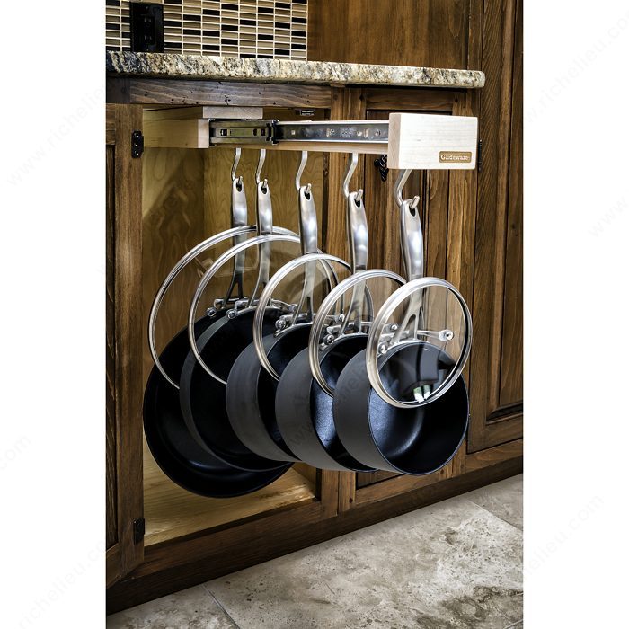 Hanging Cookware Pullout by Glideware (Photo Credit: Glideware)