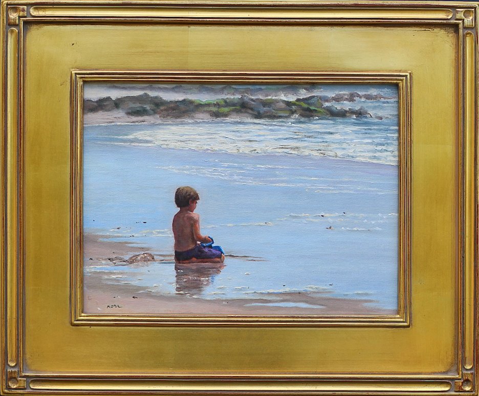 Boy of the Beach, 9"x12" ~ $3,500