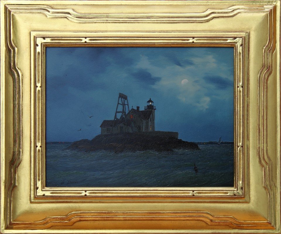 Davis, William - Dumpling Island Light _ 9x12 - $8,500.jpg