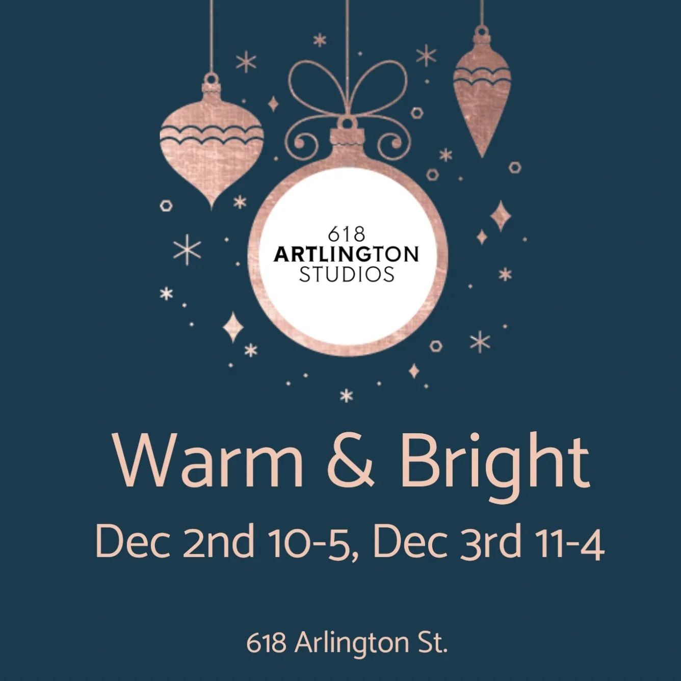 Warm & Bright Holiday Show and Sale