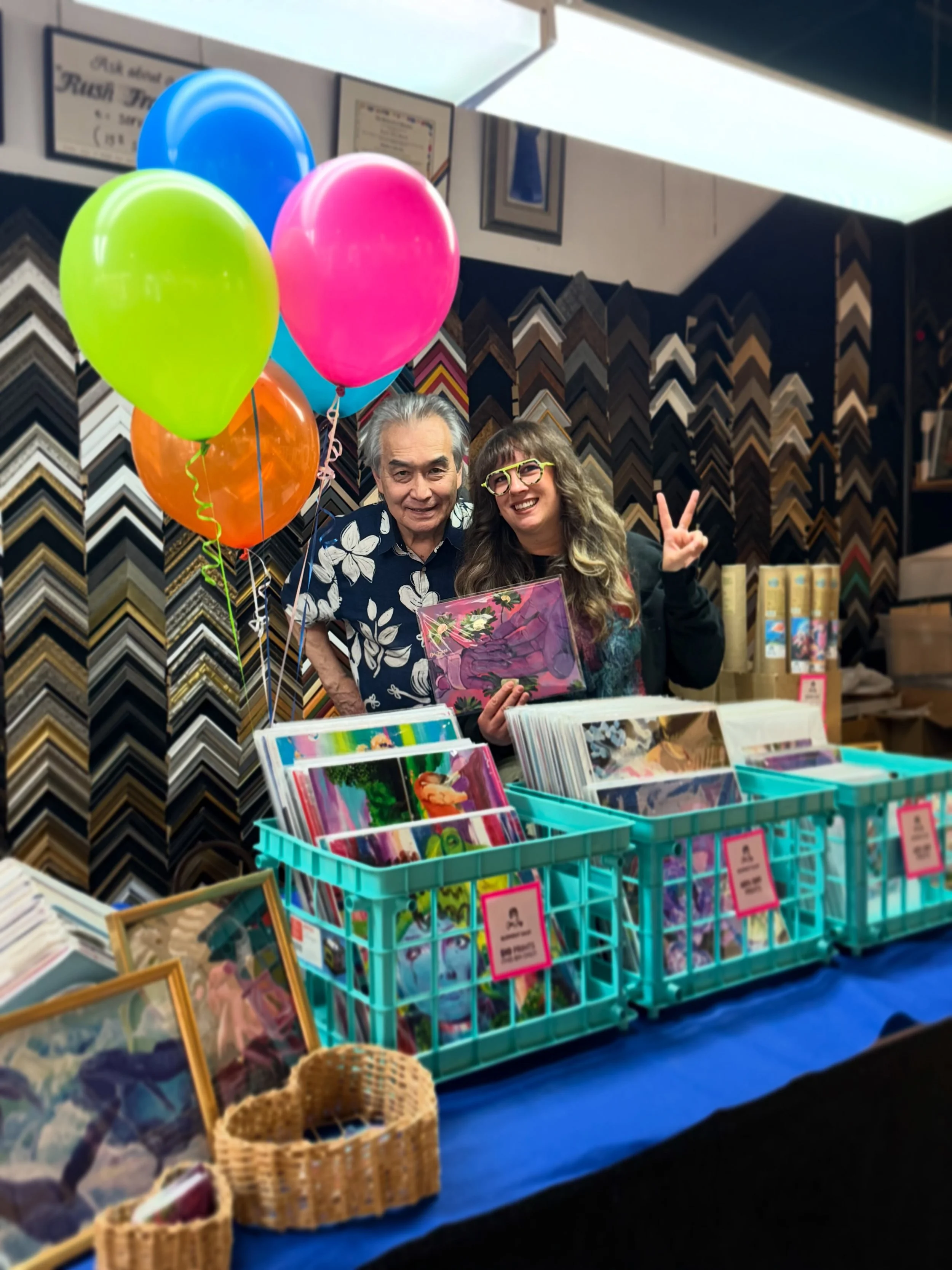 ✨✨feeling so grateful✨✨ 

I didn&rsquo;t have any expectations for this evening but just to enjoy being able to share my artwork and prints with the community for the last time and BOY did the energy of the evening not disappoint 💣💥✨✨✨.

What stood