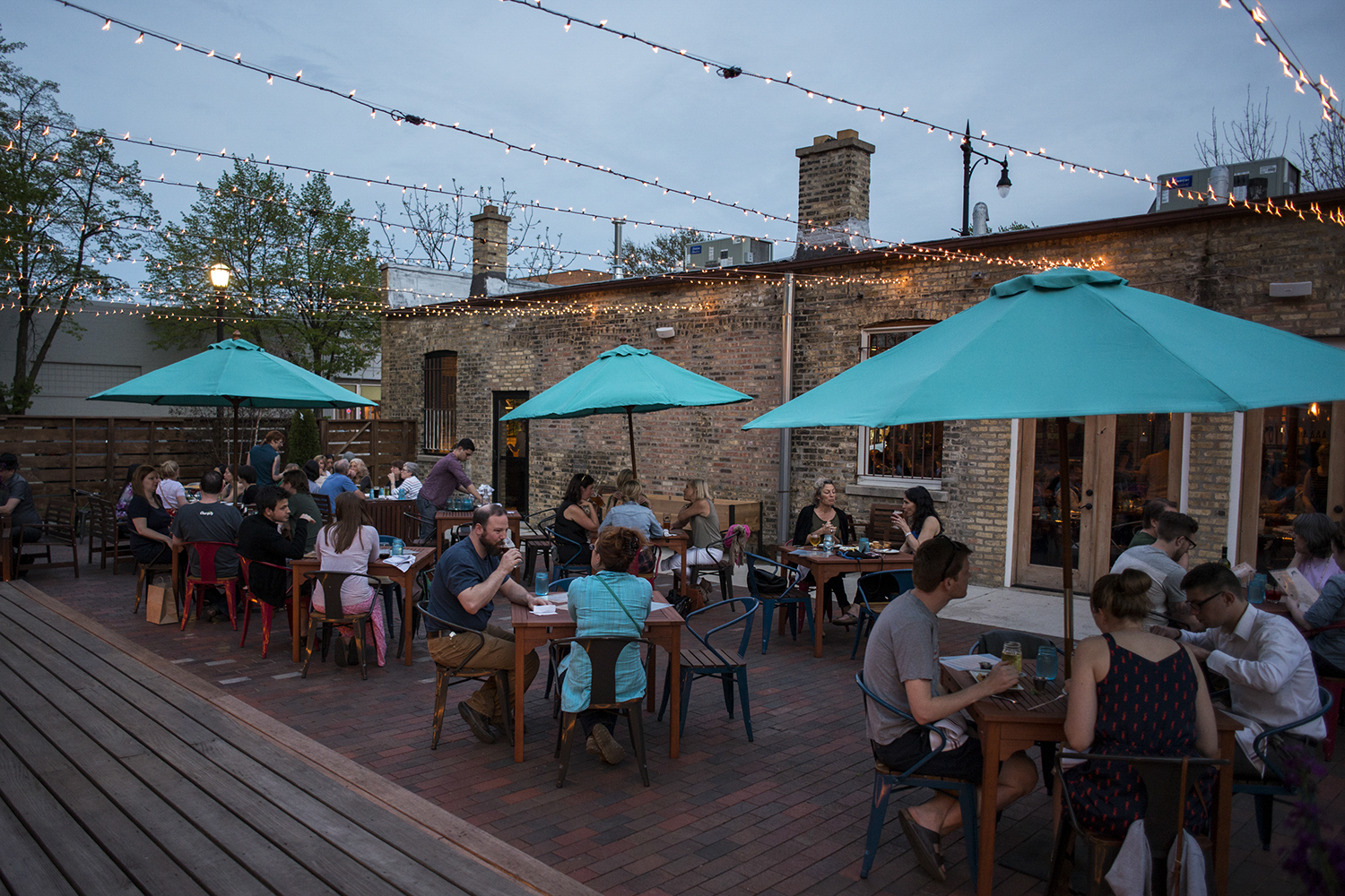 The Patio at Dusk