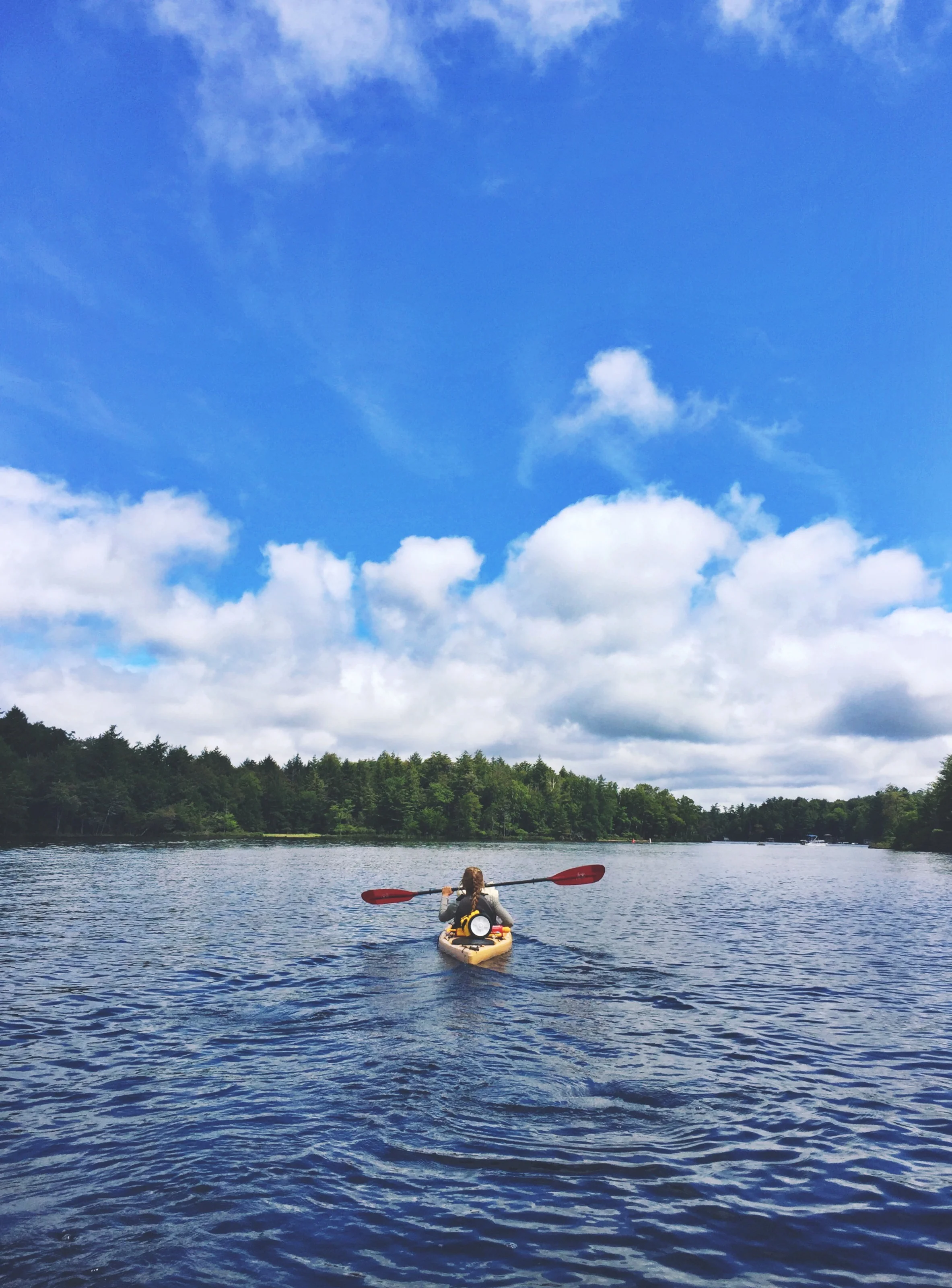Peaceful paddling on Third Lake